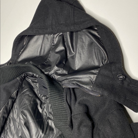 Black Military Toggle Coat - Picture 7 of 9